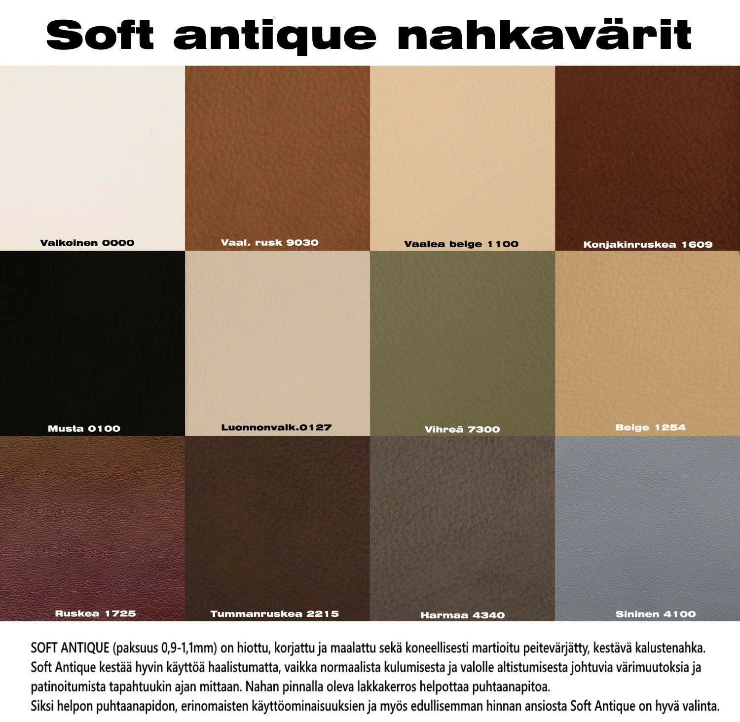 Moduli 3-istuttava Nahkasohva, Eri Värejä 4 Moduli 3-istuttava Nahkasohva, Eri Värejä - Image 4