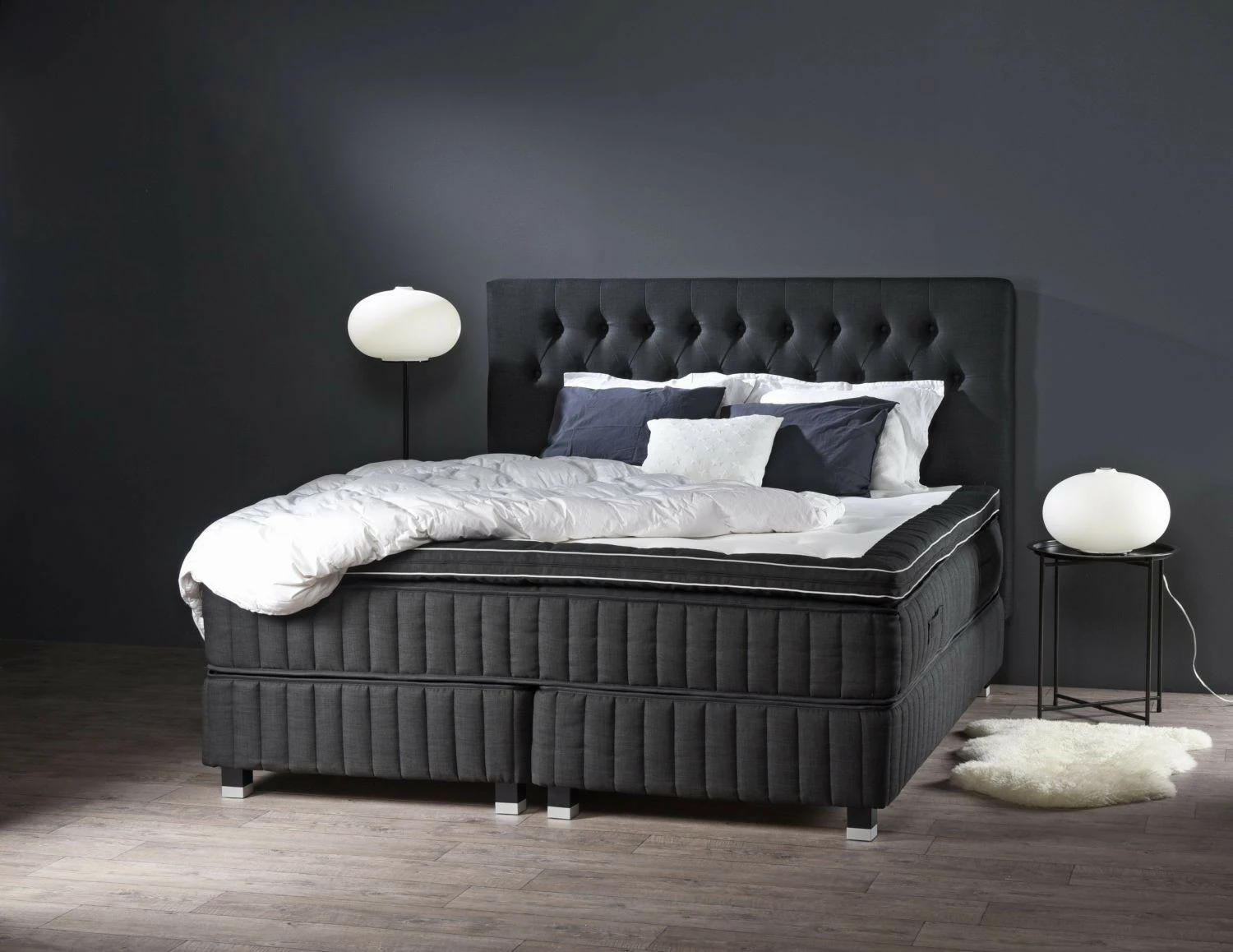 Gustav Classic Jenkkisänky 210x210 Cm, Premium Petauspatjalla 2 Gustav Classic Jenkkisänky 210x210 Cm, Premium Petauspatjalla - Image 2