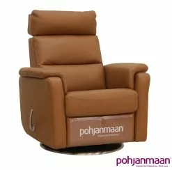 Pohjanmaan Atlanta Ergo Reclinertuoli Nahkaverhoilulla, Valitse Väri