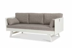 Notte Vuodesohva 200 Cm, Valkoinen. Patjasarjalla