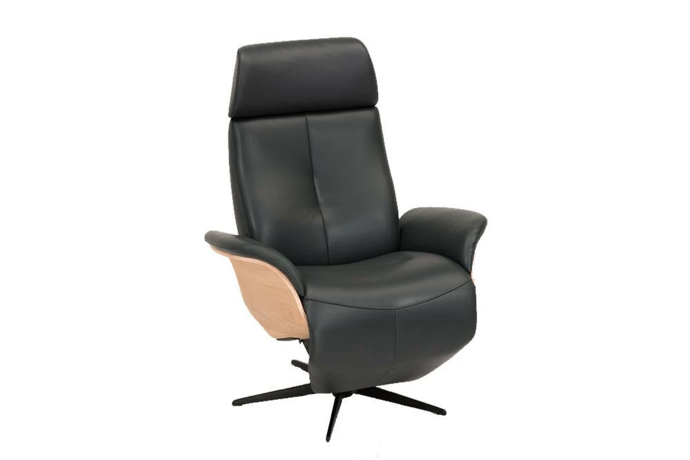 Hjort Knudsen London Sähkötoiminen Mekanismituoli, Nahkaverhoilu 1 Hjort Knudsen London Sähkötoiminen Mekanismituoli, Nahkaverhoilu