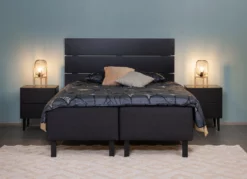 Black Sängynpääty 165 Cm. Musta