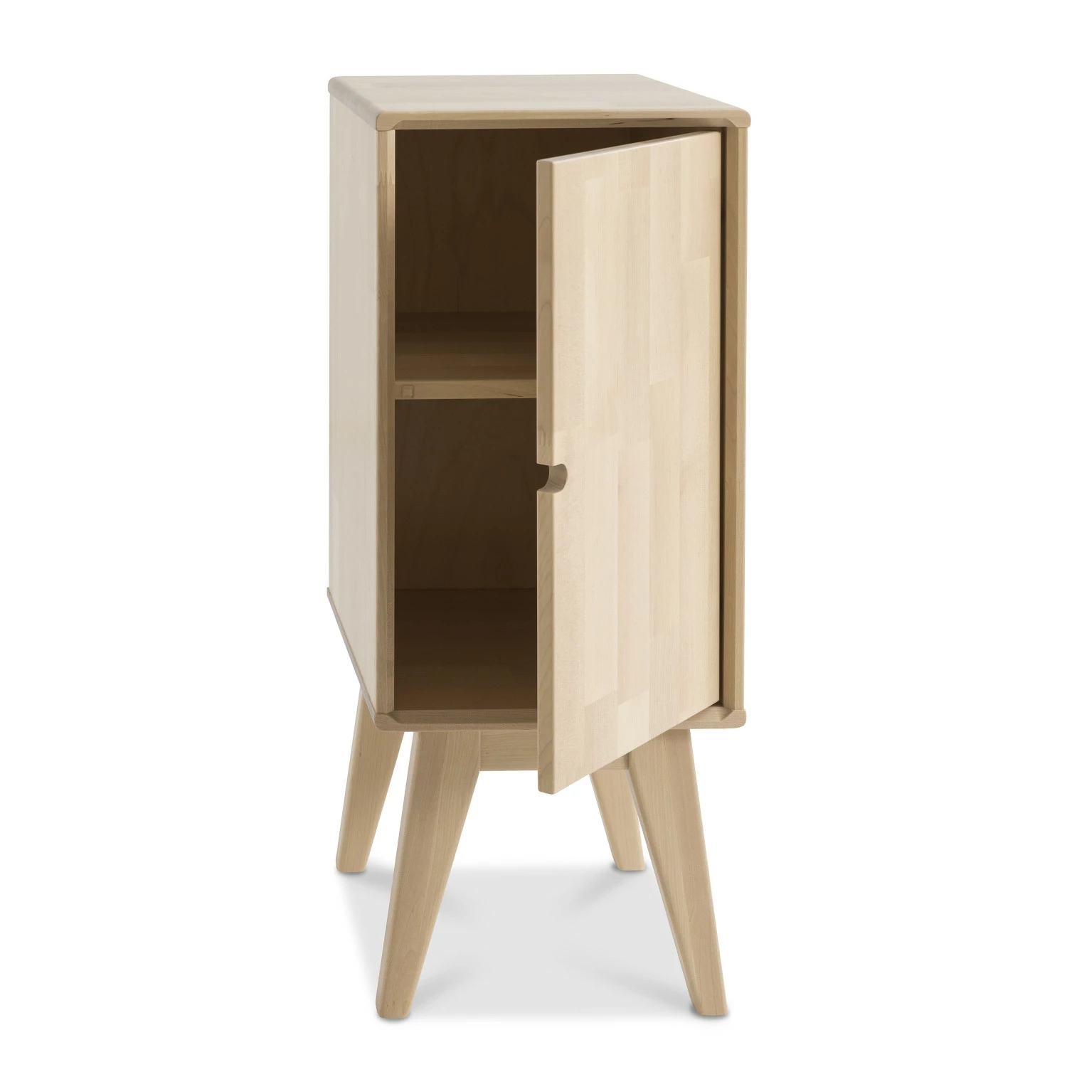 Notte Yöpöytä 75*30, Lakattu Koivu 2 Notte Yöpöytä 75*30, Lakattu Koivu - Image 2