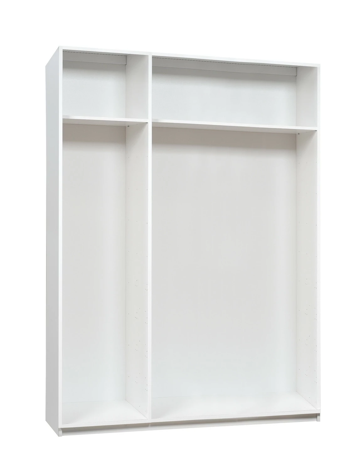 Stina-vaatekaappi 3-ovinen 150x205cm, Valkoiset Ovet. 2 Stina-vaatekaappi 3-ovinen 150x205cm, Valkoiset Ovet. - Image 2