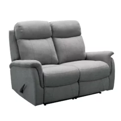 Rubin 2-istuttava Recliner Sohva, Harmaa