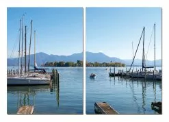 Sisustustaulu- Purjeveneet.