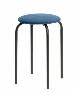 Day -jakkara K. 45 Cm, Sininen / Mustat Metallijalat