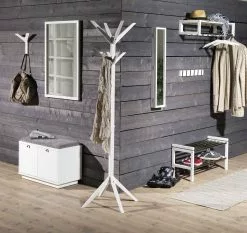 Rowico Confetti- Penkki Laatikoilla 70cm, Valkoinen/harmaa Talja -Makuuhuone Myyntikauppa 2000120043 40 Rowico Confetti penkki 40 2