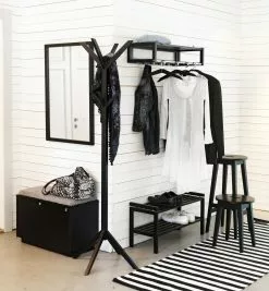 Rowico Confetti- Penkki Laatikoilla 70cm, Musta/harmaa Talja -Makuuhuone Myyntikauppa 2000120044 40 Rowico Confetti penkki 40 2