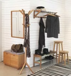 Rowico Confetti- Penkki Laatikoilla 70cm, Tammi/musta Istuin -Makuuhuone Myyntikauppa 2000120045 40 Rowico Confetti penkki 40 2