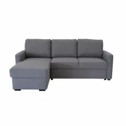 Ramona- Divaanivuodesohva 227cm Harmaa Yuca-kangas Divaani Vasemmalla.