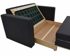 Liisa 2-istuttava Vuodesohva, Tummanharmaa -Makuuhuone Myyntikauppa 2000121583 40 Liisa 2 istuttava vuodesohva 40 3