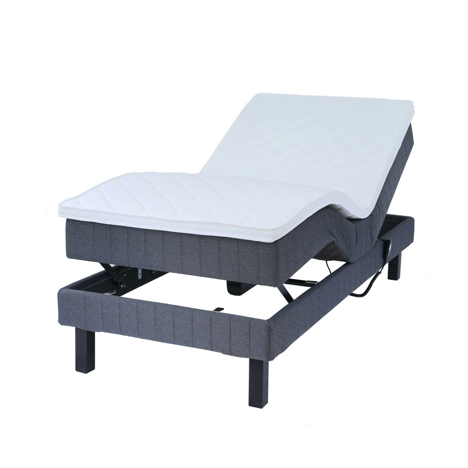 Kaverit Pocket- Moottorisänky 90x200, Tummanharmaa. 2 Kaverit Pocket- Moottorisänky 90x200, Tummanharmaa. - Image 2