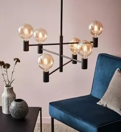 Markslöjd Capital Riippuvalaisin 6-osainen, Musta -Makuuhuone Myyntikauppa 2000130581 30 Marksl jd Capital riippuvalaisin 30 2