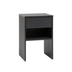 Black Outlet Yöpöytä Musta Woodline