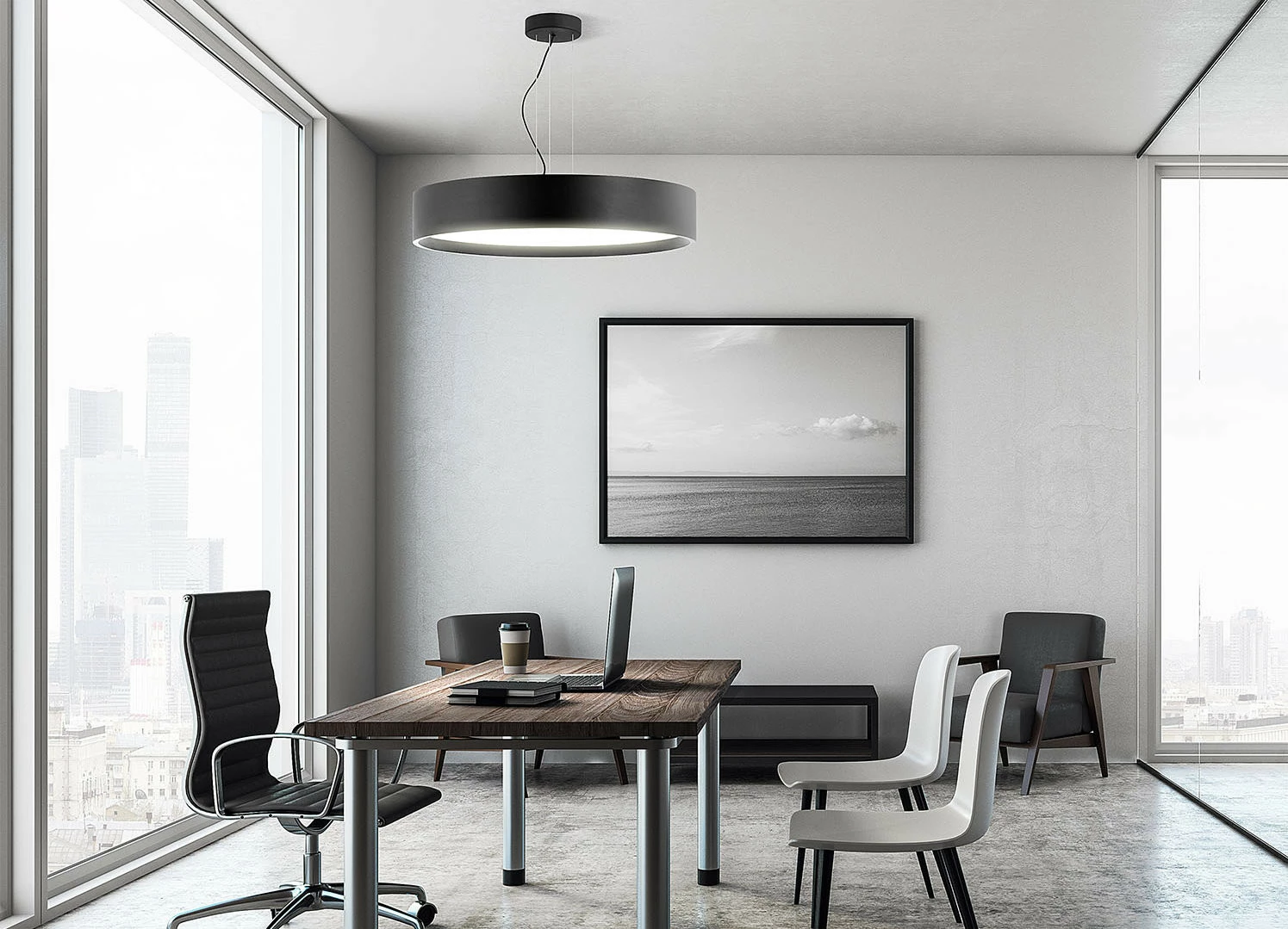 Grönlund Flyer Riippuvalaisin ø 50 Cm Musta 3 Grönlund Flyer Riippuvalaisin ø 50 Cm Musta - Image 3