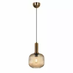 Valaisin Grönlund Lantern Lasinen Kattovalaisin Ø 20 Cm Messinki/shampanja Lasi